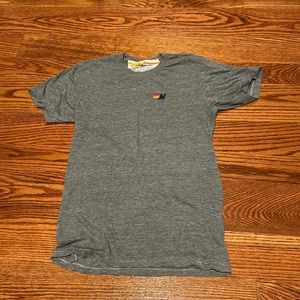 Aviator Nation gray rainbow t-shirt tee small unisex small S